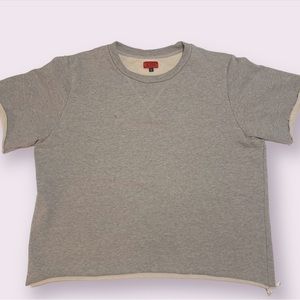 Killion Oversized Raw Edged Lounger Heather Grey Men’s Small